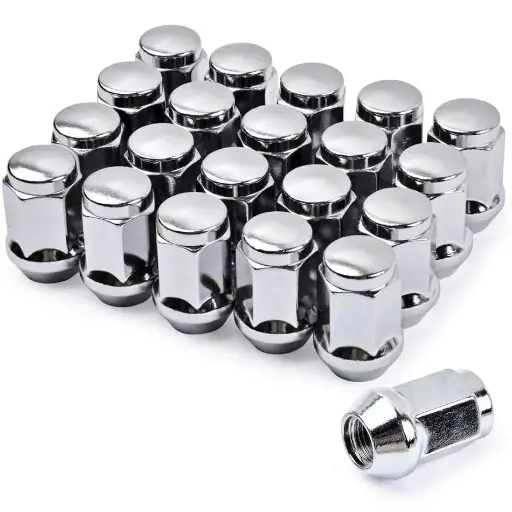 Wheel nuts nikel